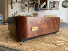 Thorens TD 124 Plinth Rounded Solid Wood Turntable