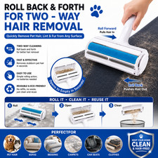 Cat Hair Remover Roller Reusable Pet Fur Lint Cleaner for Furniture Carpet