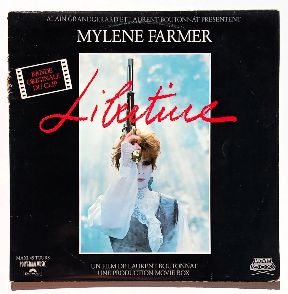 RARE LP Original Maxi 45 tours 1986 de Mylène FARMER Chez Polydor N° 885 380-1 - Photo 2/4