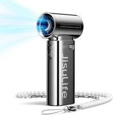 JISULIFE Tragbarer Handventilator, Turbo-Power 18 Stunden Maximale
