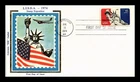 Dr Jim Stamps Colorano Silk Cachet FDC 18c Air Mail Statue of Liberty 1974