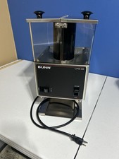 BUNN LPG-2E Commercial Dual Hopper Coffee Grinder Stainless Steel Tested Working