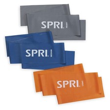SPRI Flat Bands 3-Pack - Resistance Band Kit 3 Count Pack of 1 , Multi-Color