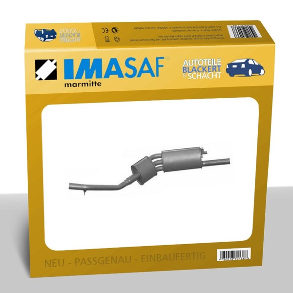 ESD Auspuff Endtopf für Peugeot 505 1.8 + 2.0 + 2.5 D 1983-1995-image