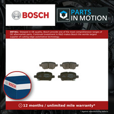 Image of Brake Pads Set fits VAUXHALL ASTRA K 1.0 Rear 2015 on Bosch 39021615 39037199