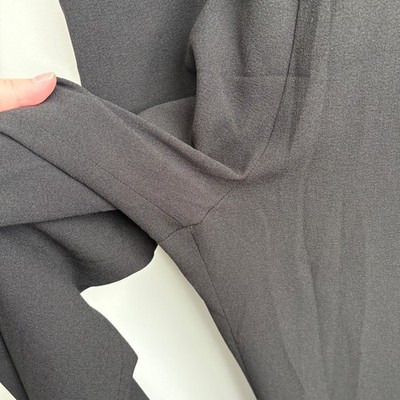 Dress The Population Black Sleeveless Mesh Cutout Wide Leg Mason Jumpsuit |  eBay