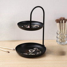 Eisen zwei Ebenen Bonboniere für Wohnzimmer Couchtisch stabil flaches Gestell