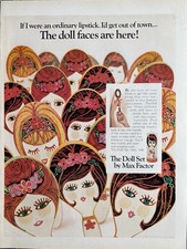 1967 The Doll Set by Max Factor Original Vint...
