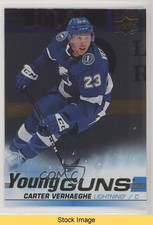 2019-20 Upper Deck Young Guns Silver Foil Carter Verhaeghe #224 READ f8q