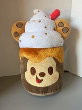 Disney Munchlings Mickey Mouse Iced Cookie Latte 16" Plush Classic No tag