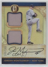 2017 Chronicles Gold Standard Rookie Jersey Double Jordan Montgomery Auto 4a7