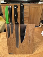 ProCook Wooden Magnetic Knife Holder Stand. Love Wood, you will love this....