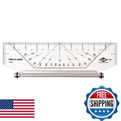 Alvin, 295M, Easy-To-Use Professional Parallel Glider Metric - 10 Inches