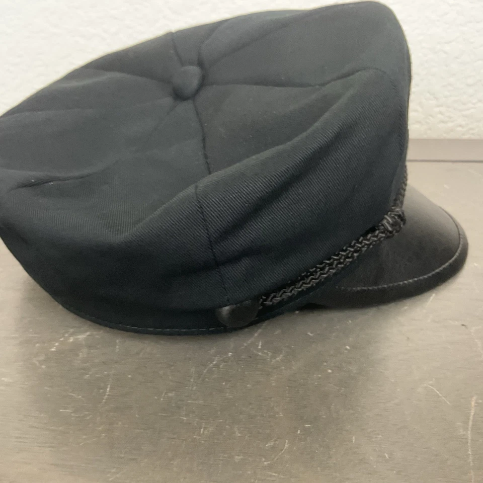 Harley Davidson 2019 Black Bar & Shield Motorcycle Cotton Captains Hat Sz Small - Image 2 of 4