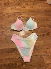 Women s Victoria Secret Tie Dye Bikini Set Size M/L New With Tags