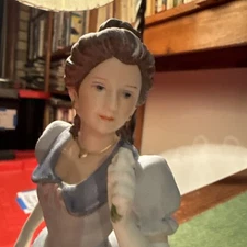 Home Interiors/ Vintage Porcelain Lady Figurine/"Lady Camille" 1452/Excellent 