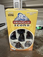 DC HEROCLIX ICONS STARTER SET 2005 Wizkids Open Box