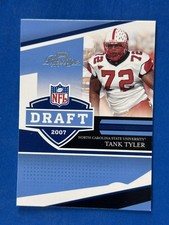 2007 Playoff Prestige NFL Draft #NFLD-33 Tank Tyler NC State Wolfpack