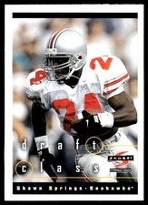 Shawn Springs 1997 Score #296 Seahawks NFL READ FREE SHIPPING AutographDen