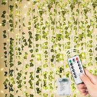 Lichterkette Efeu 80 Leds 12 StüCk KüNstliche Girlande FüR Hochzeit Party Garten