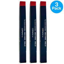 MAC Lip Pencil Crayon A Levres Long-Wearing Lip Liner 0.05 oz / 1.45 g 3 Pack