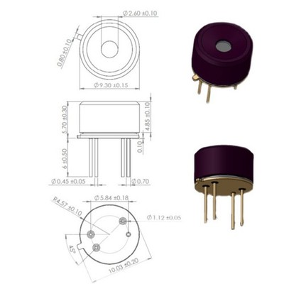 3,3V Versorgungsspannung MLX90640 Sensor 32x24 IR Sensor FOV 55x35 oder 110x75