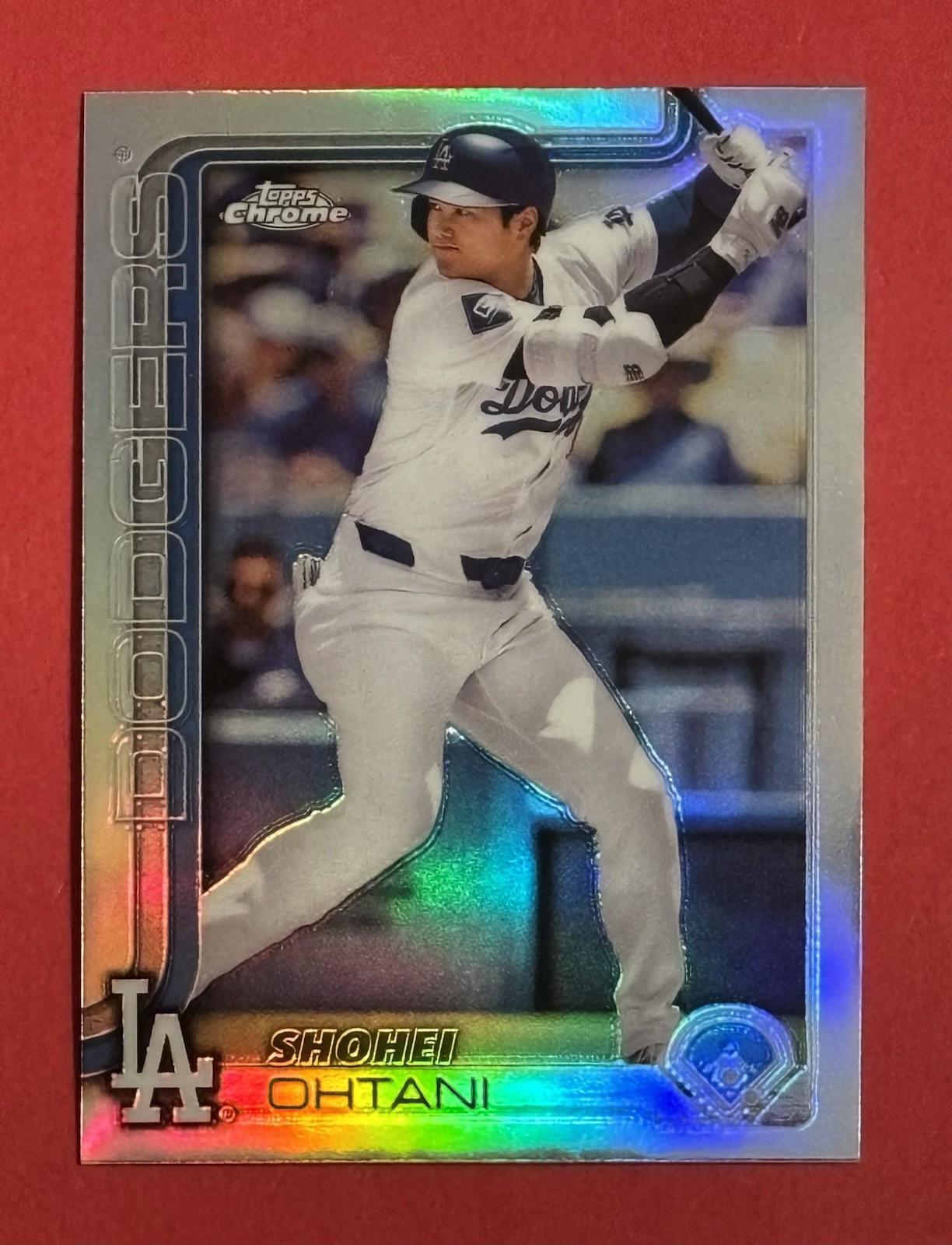 SHOHEI OHTANI - 2025 Topps Chrome #1 REFRACTOR MVP LA Dodgers