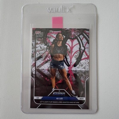 2025 WWE Topps Now #92 AJ Lee - Let's Light It Up! Macht lang erwartete WWE Return