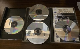 Sega Saturn Console - Cords- 6 Games Including Panzer Dragoon