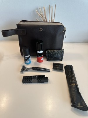 Emirates First Class BVLGARI Amenity  Kosmetiktasche Kulturtasche Neu