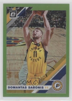 2019-20 Panini Donruss Optic Lime Green Prizm 126/149 Domantas Sabonis #138 5l1