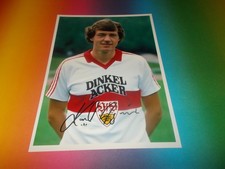 Karl Allgöwer VFB Stuttgart DFB signed autograph on 20x28 photo