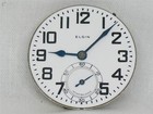 21 JEWEL ELGIN GR 472 "INVAR" BW RAYMOND 16S RAILROAD POCKET WATCH MOV'T & DIAL — photo 2