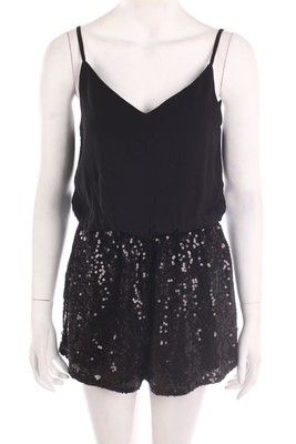 even&odd Playsuit M schwarz #0034