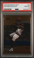 1998 BOWMAN'S BEST #82 ANTONIO MCDYESS PSA 10