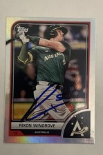 Rixon Wingrove SIGNED 2023 Topps World Baseball Classic#76 Australia IP AUTO