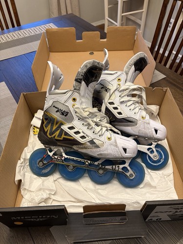 Mission Inhaler FS1 Size 6 Fit 2 Kryptonium Chassis Inline Roller Hockey Skates