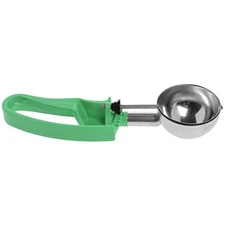 Vollrath 47393 Disher - Squeeze, Size 12, 2-7/8 oz. Capacity, Green