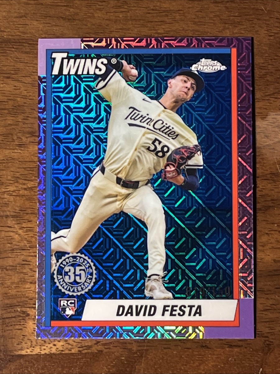 2025 Topps Series 1 - 1990 Topps Chrome Silver Pack David Festa
