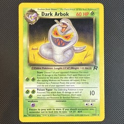 Dark Arbok [W Stamped] 19/82 WOTC Promo