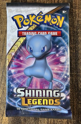 Shining Legends Pokemon Booster Pack - Factory Sealed Mew Artwork 2017