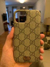 Custodia telefono iPhone 13 monogramma Gucci GG originale!