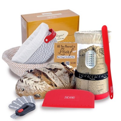 8Pc Sourdough Starter Kit; Bread Baking Kit with Sourdough Starter Kit with J...