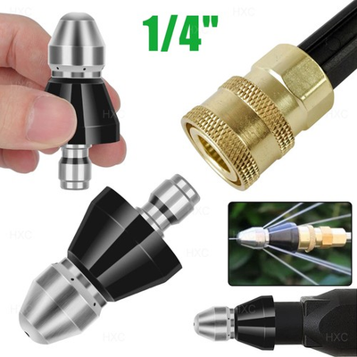 #ad Sewer Cleaning Tool High pressure Nozzle 5000psi Pipe Cleaner 1 4quot; Connector New $7.90