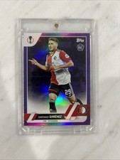 Santiago Gimenez Rookie /75 Purple Foil Topps 2023 Huge Chaser Card!. rookie card picture