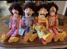 4 Vtg 1988 Applause The Beatles Sgt Peppers Lonely Hearts Club Band Plush Dolls