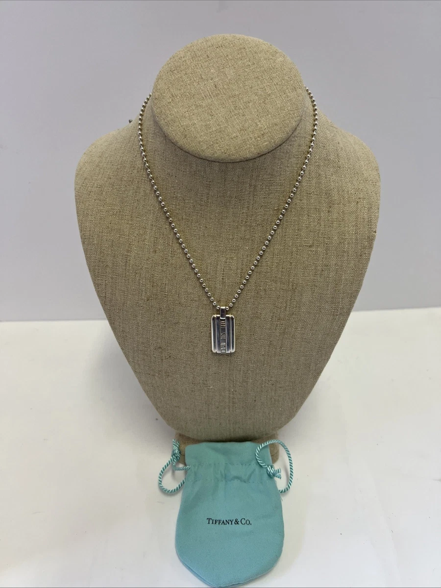 Tiffany & Co. Dog Tag Fine Necklaces & Pendants without Stone for