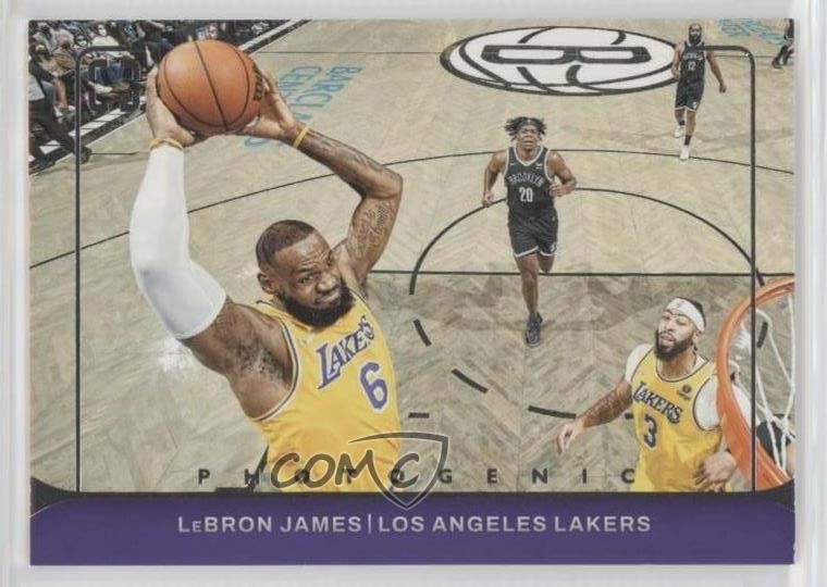 2021-22 Panini Photogenic With Authority LeBron James #1 0c6