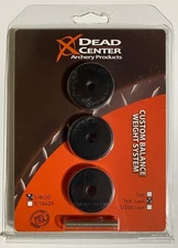 Dead Center Stabilizer Balance Weight Bowhunter Weight 1oz 3 Pack Matte Black