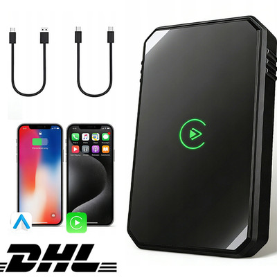 Carlinkit T-Box 5.0GHz 2-in-1 Android Auto / Apple Carplay Drahtloser Adapter
